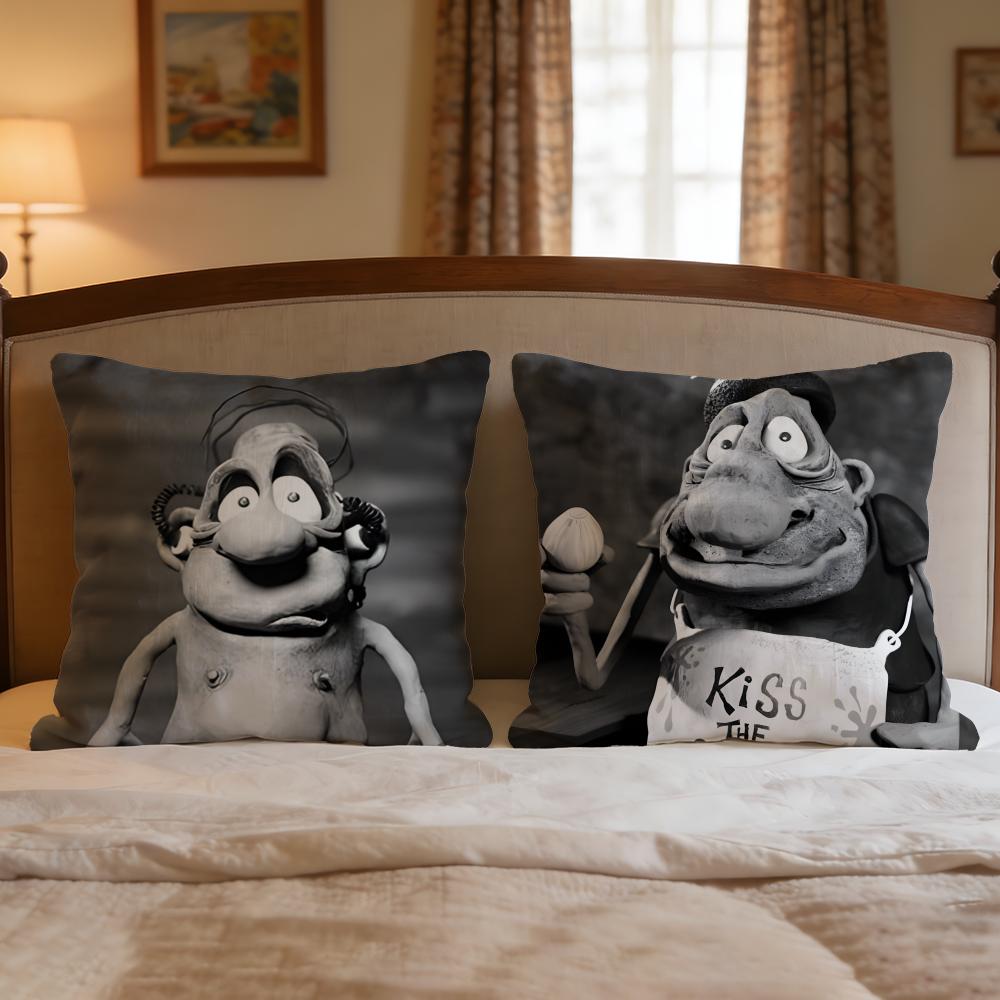 Character Ernie Biscuit Cushion Cover 1Pcs Decorative Covers Soft Cushion Case For Sofa Couch Decor 40X40 45X45 Pillowcases