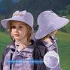 Солнцезащитная шаль-капюшон с защитой от УФ-лучей, шляпа с широкими полями для кемпинга и гор, милые шляпы рыбака, детские