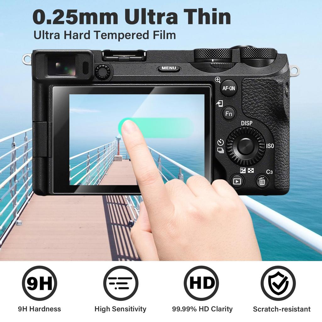 VOVMOEYA 3 шт., совместимая с Sony 7R Mark A7R5, закаленная стеклянная пленка для sony a1 mark ii, защитная пленка для экрана, защитная пленка для ЖК-дисплея, защитная пленка для ЖК-дисплея