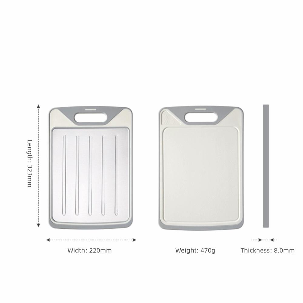 Anti-Slip Cutting Board Double Sided Chopping Block Durable Chopping Board Kitchen Supplies