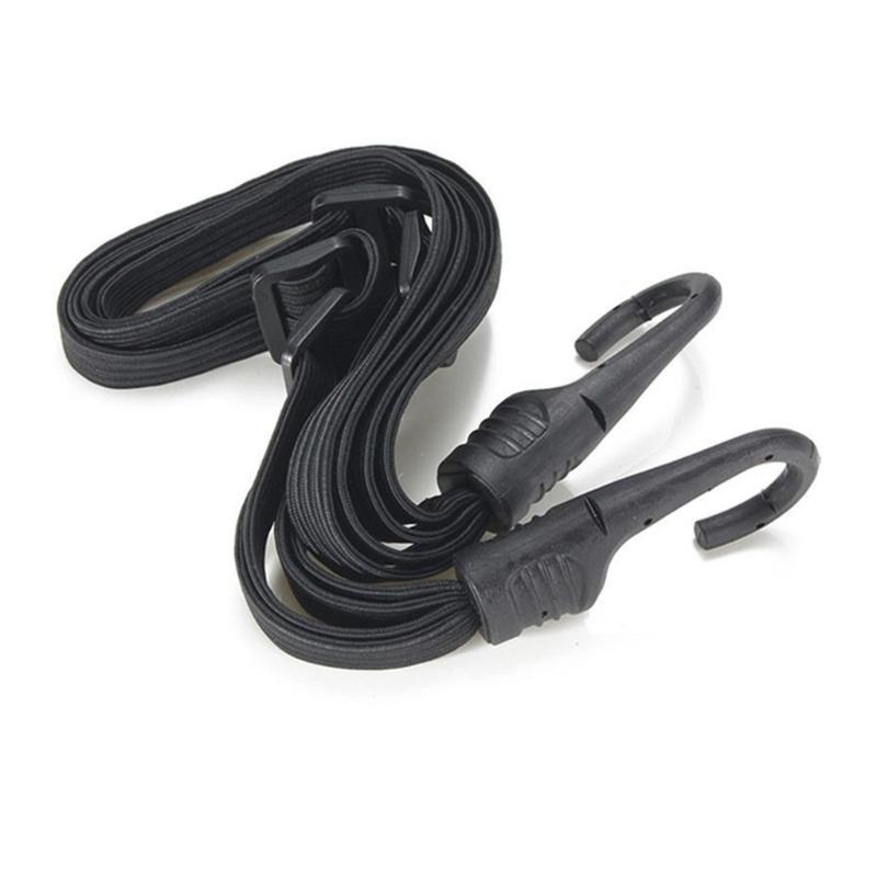 2pcs Bicycles Lashing Strap Elastic Luggage Strap Tension Ropes with Hooks 60-170cm Adjustable Luggage Rope for Cycling
