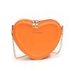 Trendy Ins Style Heart Bag Pu Material Sweet Fresh Shoulder Bag For Ladies