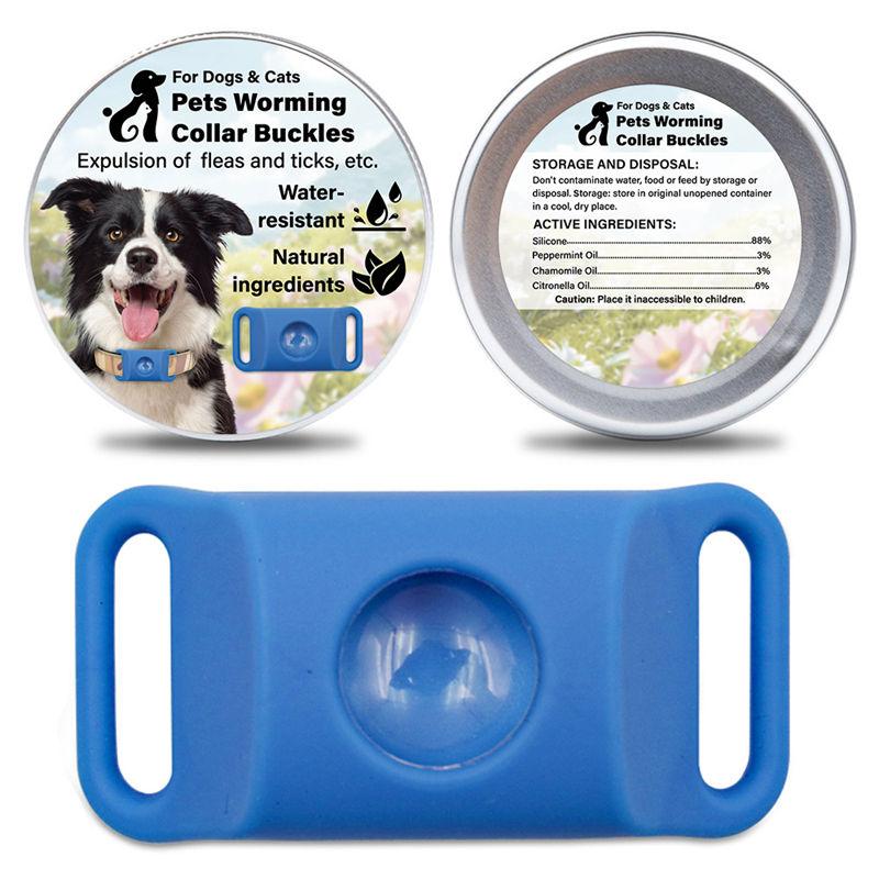 Fursure Pendant for Dogs Cats Natural Flea& Tick Pendant Pets Worming Collar Buckles GZW