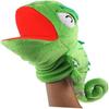 Moving Mouth Hand Puppet, Lizard Plush Hand Puppet Toy for Boys Girls, Early Learning Finger Puppet for Storytelling
