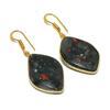 Boulder Opal Gemstone 925 Solid Sterling Silver Jewelry Earring 1.81" GK-5647