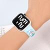 Sanrio Cinnamoroll светодиодные цифровые часы силиконовый браслет Mi Band электронные часы подарок на день рождения