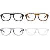 Leopard Print Optical Glasses Anti Blue Light Glasses Polygon Frame Eyewear Computer Eyeglasses