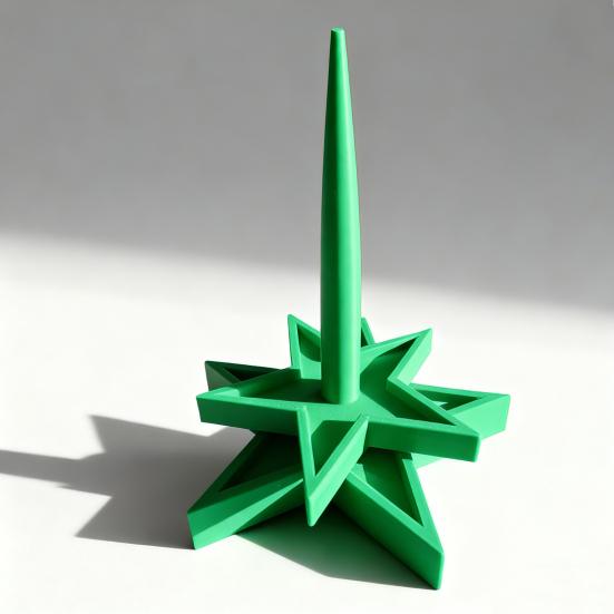 Держатель пряжи для вязания крючком, вязания спицами, 3D-печать, прялка для пряжи в форме звезды, вращающийся диспенсер для клубка пряжи, подставка для любителей вязания крючком