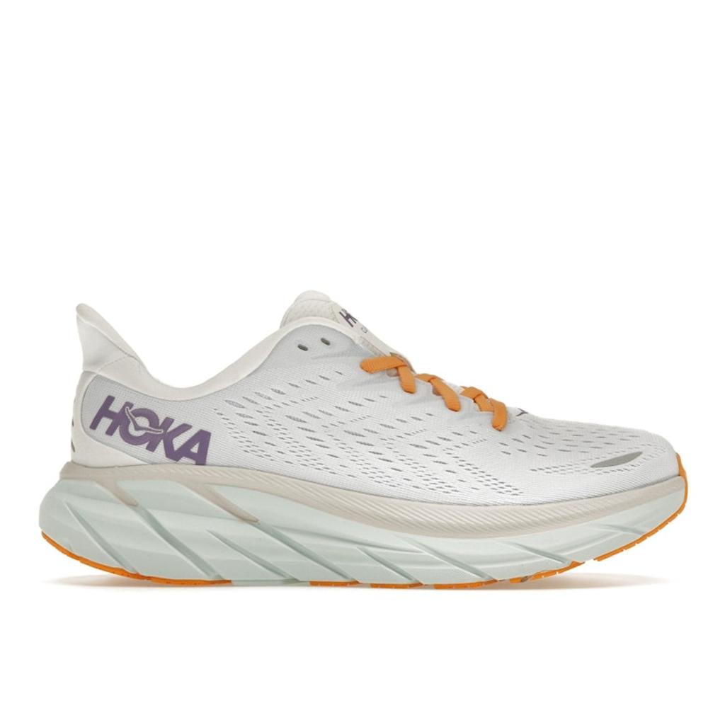 HOKA Clifton 8 Blanc De Blanc Women Sneakers White 1119394-BDBW