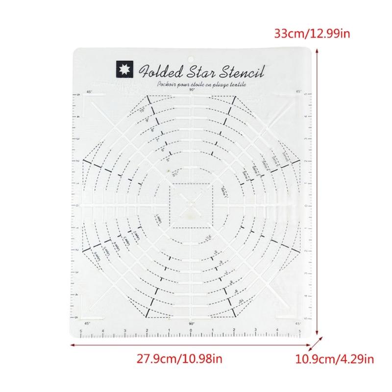 Acrylic Patchwork Ruler Multifunctional Sewing Ruler Cutting Ruler Quilting Ruler Sewing Supplies for Craft Enthusiasts