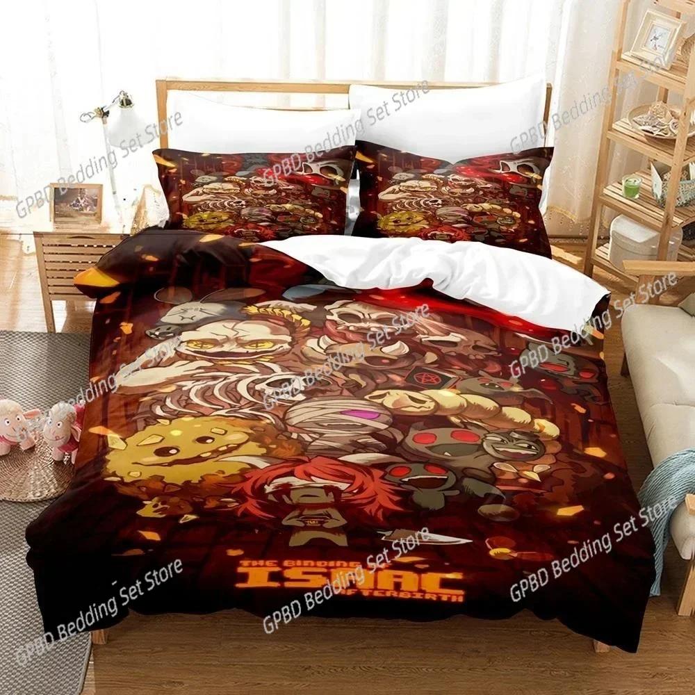 Luxury New 3D Print Game The Binding of isaac Bedding Set Single Twin Full Queen King Size Bed Set Teenager Bedroom Sheet sets