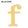 Blucome Модные броши с 26 алфавитами, медные ювелирные изделия, брошь с буквенным именем для женщин и детей, булавки для костюма на день рождения