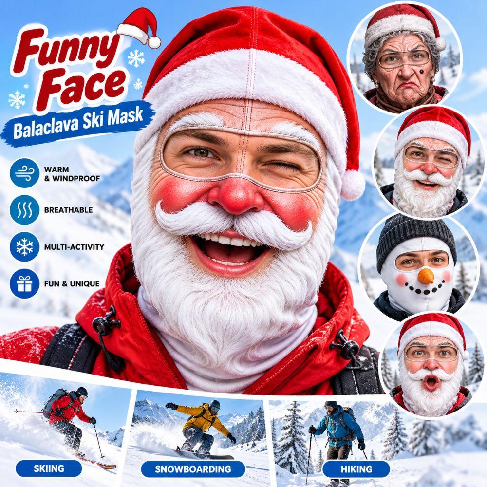 Full Coverage Old Man Balaclava Face Mask Breathable Eye Hole Winter Mask Cover For Men Woman
