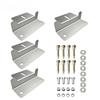 4PC/Set Z-type Units Using Solar Panel Mounting Bracket Racks Kit For RV Boat Off Grid Roof Solar Panel Aluminum Alloy Bracket
