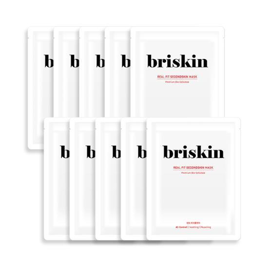 Briskin Real Fit Second Skin Mask SOS Trouble Care 10P