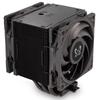 SCYTHE Size Side Flow CPU Cooler MUGEN6 BLACK EDITION Dual Fan 6mm Diameter Heat Pipe X6 SCMG-6000DBE