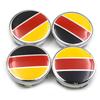 4 х 60 мм колпаки ступиц колес автомобиля с флагом Германии