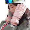 Sports Gloves Velvet Touch Screen Pair For Women Couple Fashion Water Resistant Warm Padded For Skiing Snowboarding Date Night