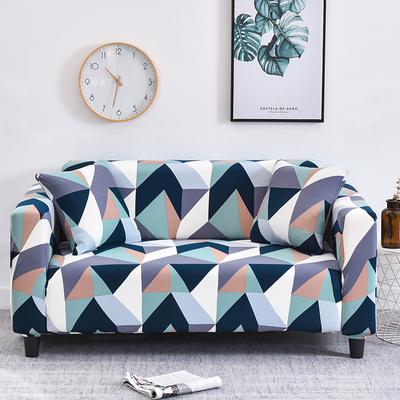 Эластичный чехол для дивана с треугольным узором, эластичные чехлы для дивана для гостиной, диван-полотенце, устойчивый к скольжению, полностью завернутый чехол для дивана