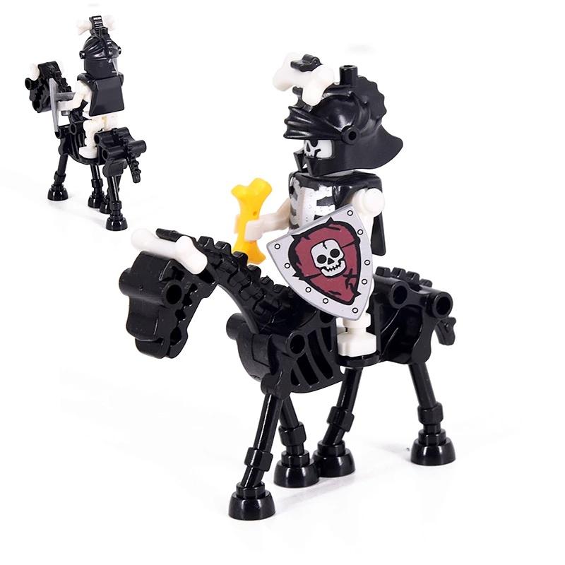 Средневековый рыцарь Древний воин Минифигурка Сборка Строительные блоки