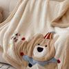 ПледOEING Circus Bear из шерсти ягненка