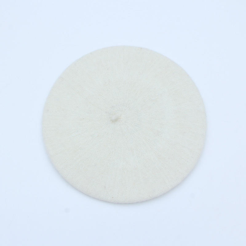 Модная теплая шерстяная зимняя женская берет для девочек, французская шапка-бини, однотонная повседневная лыжная шапка