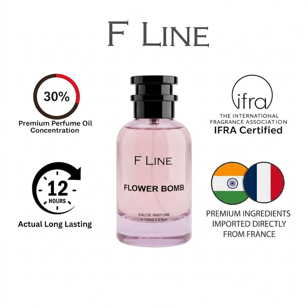 F LINE Flower Bomb 100 мл Унисекс Туалетная вода |