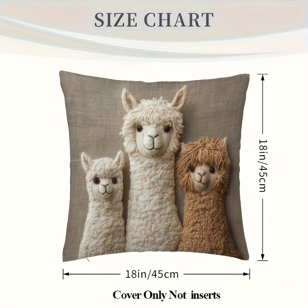 Наволочки из альпаки, машинная стирка, полиэстер с застежкой-молнией, винтажный домашний декор, подходят для гостиной