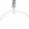 Artificial Half Christmas Tree Stand Slim Silver 150 cm