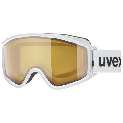 Uvex 3000 LGL Горнолыжные и сноубордические очки с двойными линзами, азиатская посадка, универсальный размер, g.gl Очки, Унисекс, Линза, Посадка, Совместимые, Белый,