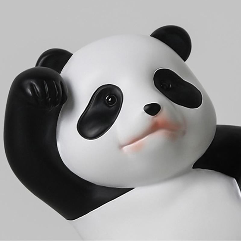 Милые креативные фигурки панды, универсальная подставка для мобильного телефона, украшение для домашнего офиса, держатели для телефона