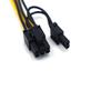 Новый 10 шт. 18 AWG 6-контактный на 8-контактный кабель питания PCI Express для видеокарты PCIE PCI-E