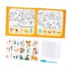 Coloring Book Reusable Sticker Improving Imagination Portable Activity Toy Montessori Learning