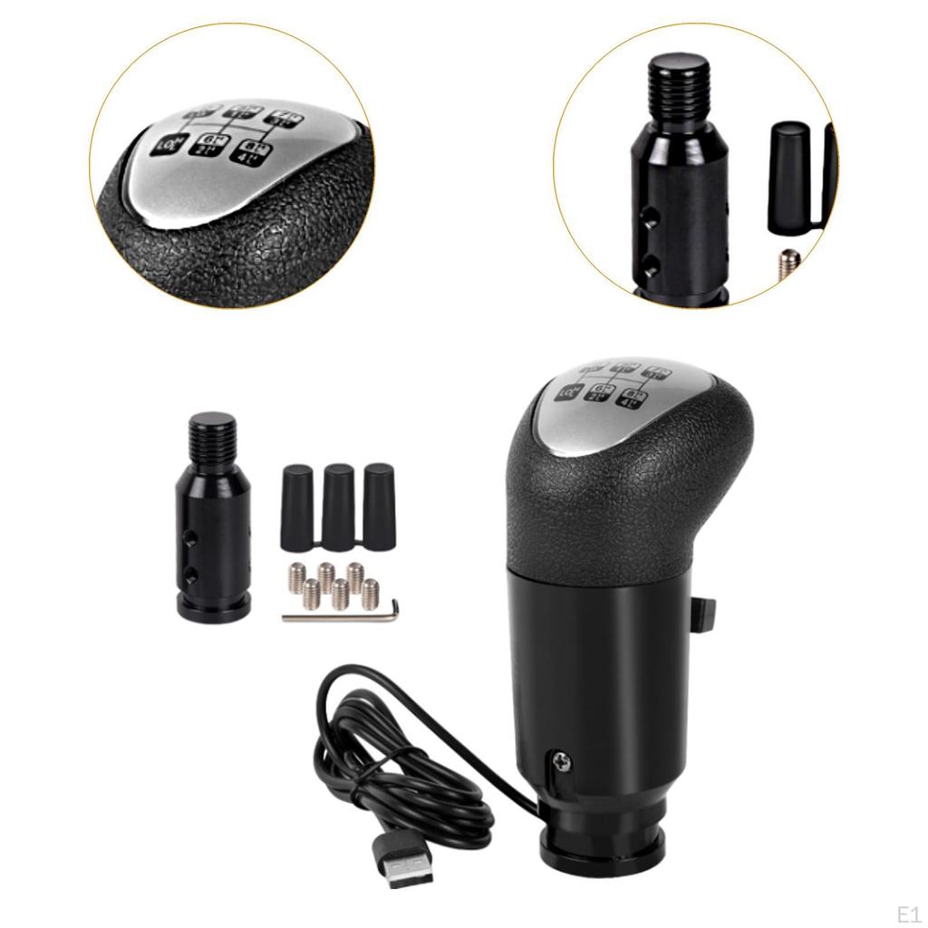 Игры Симулятор Shifter USB Ручка переключения передач Plug and Play Быстрое переключение 6.3x13.8 см для G29 G27 G25