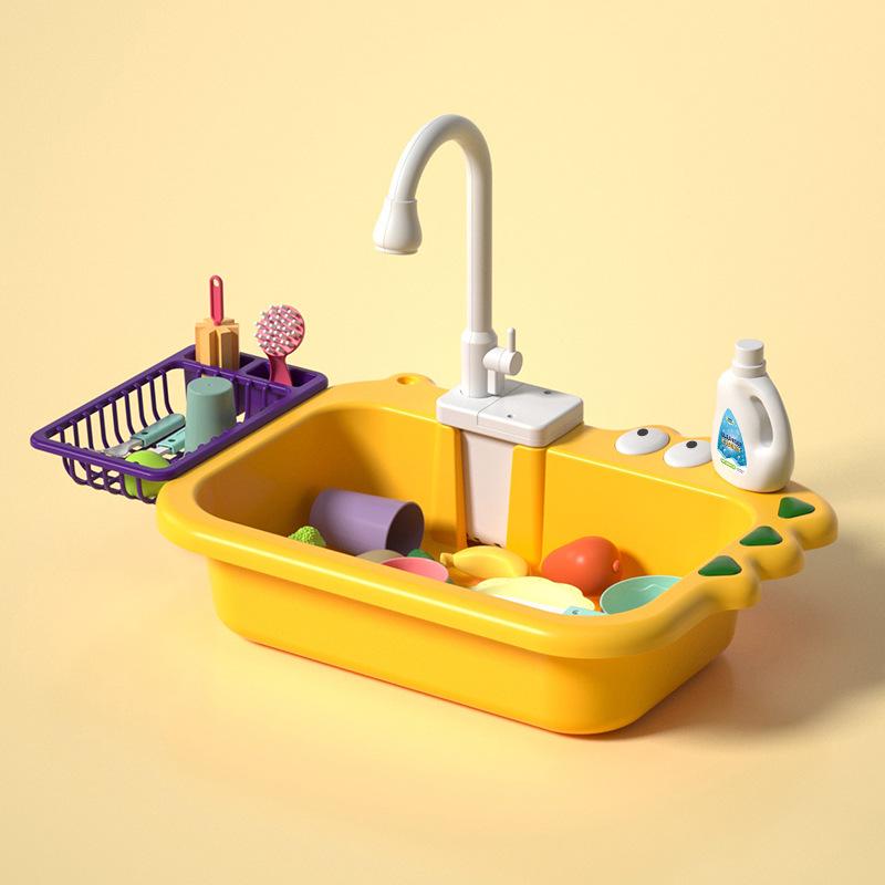 Children's Electric Water Kitchen Sink Toy Set
