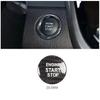 Углеродное волокно, кнопки запуска двигателя, декоративные наклейки для Toyota Corolla Yaris Chr Auris Prado Rav4 Prius Camry Fort