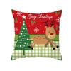 С Рождеством милый мультяшный снеговик с принтом лося, чехол для подушки, домашний декор для гостиной, дивана, квадратная подушка, наволочка
