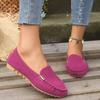 2024 Large-Size Women's Denim Toe Slip-On Shoes with European and American Style