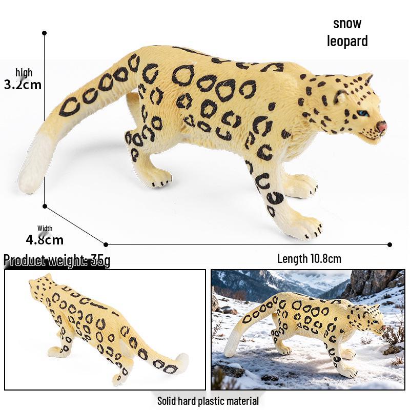 Набор фигурок диких животных: Ягуар, Гепард, Африканский Леопард для Детей