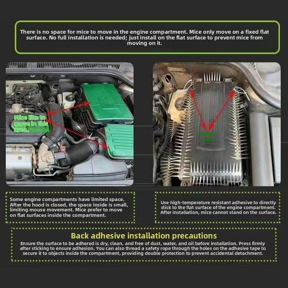 Гибкие шипы из нержавеющей стали для защиты от птиц 0,5/1 м, шипы против голубей, средство от белок, для крыши