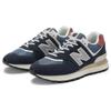 New Balance 574 Legacy Темно-синие Серые Розовые Кроссовки U574LGFN