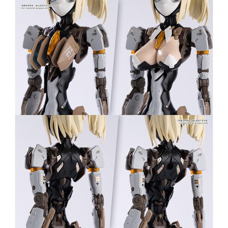 HEMOXIAN NUCLEAR CRAFT Project Rosa Starflower Lily Mecha Girl Action Figure Mechanical Assembly Model Kit Collectible Toy Boys