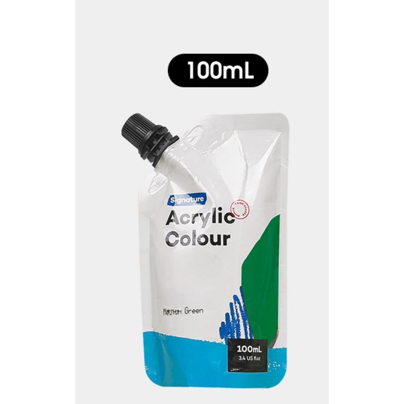 Самонесущая сумка 100 мл, водонепроницаемые акриловые краски, портативная маленькая упаковка, сумка для дополнений к краскам, студийные принадлежности для занятий искусством