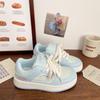 Small Fresh Blue Platform Bread Shoes Women's 2025 New Summer Fashion Versatile Board Shoes Student Casual Sports Shoes
