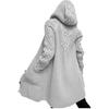 Winter Women's Sweater Coat Hooded Single Breasted Slim Knit Street Hipster Long Sleeve Sweater