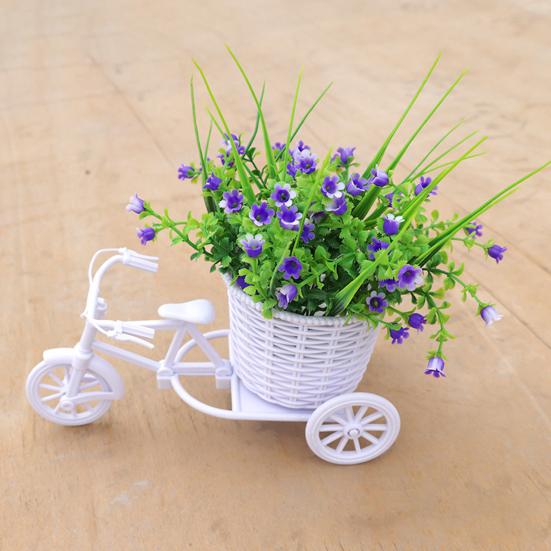 1 комплект, искусственный колокольчик в виде орхидеи, велосипед, анти-падение, красивый, яркий, современный, широко используемый, имитация цветка, велосипед, свадебный декор