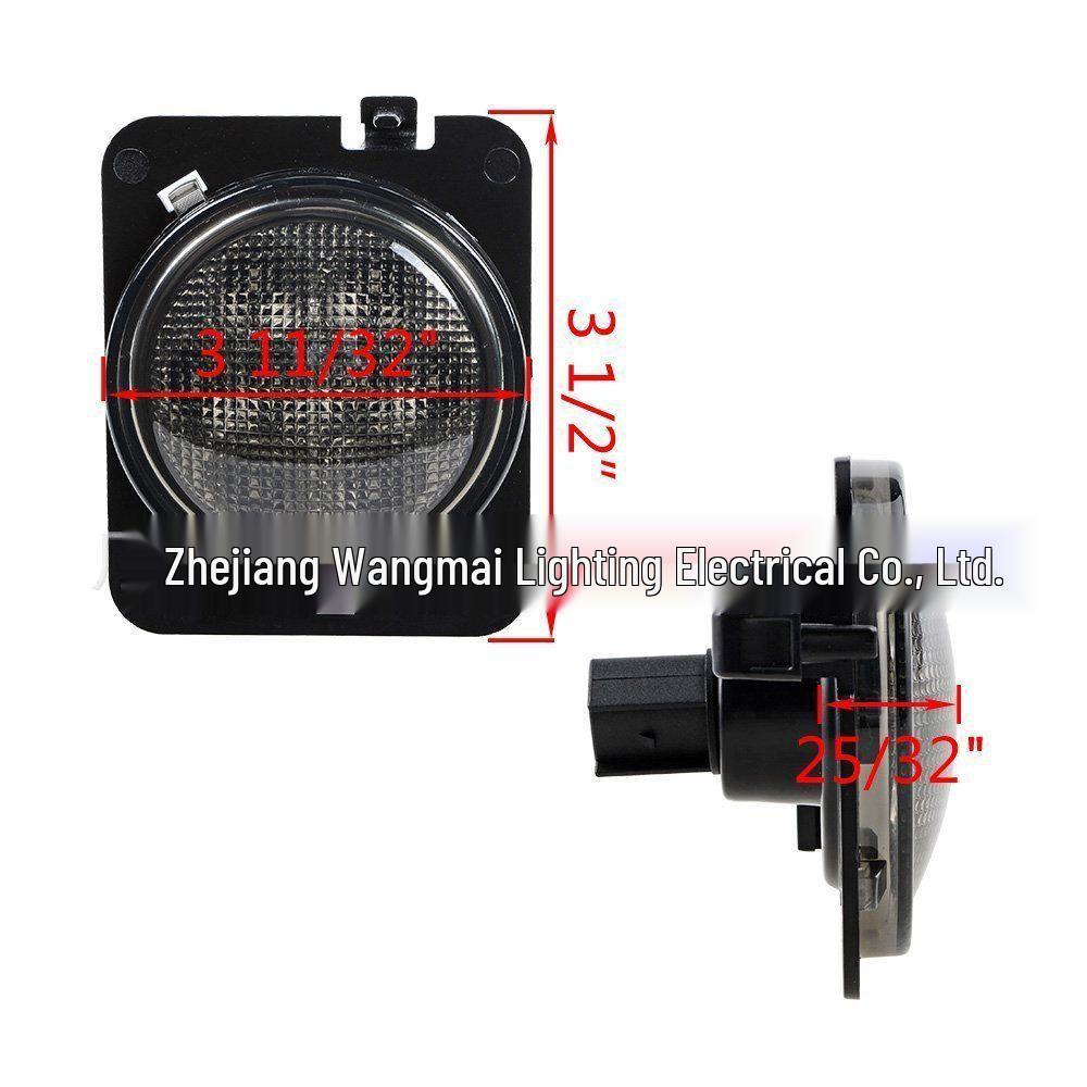 JEEP Wrangler Fender LED Amber Turn Signal Lights