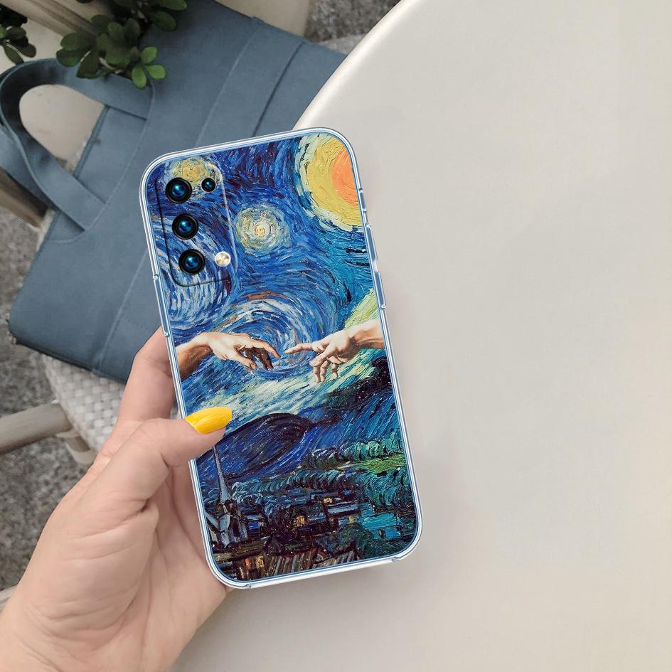 PP59 Чехол-картина «Звездная ночь» Ван Гога для Motorola G10 G20 G30 G31 G32 G34 G35 G41 G42 G50 G51 G52 G55 G60 G62 G71 G72 G75