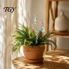 Indoor Hanging Garden Decorations Small Trellis with Faux Crystal Prisms Suncatchers for Plant Decorations, Planter Rainbow Maker, Wedding Table