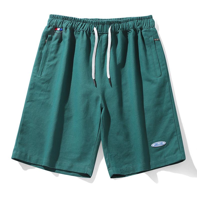 Летние шорты мужские повседневные мужские шорты мужские прямые однотонные брюки на молнии бриджи мужские шорты